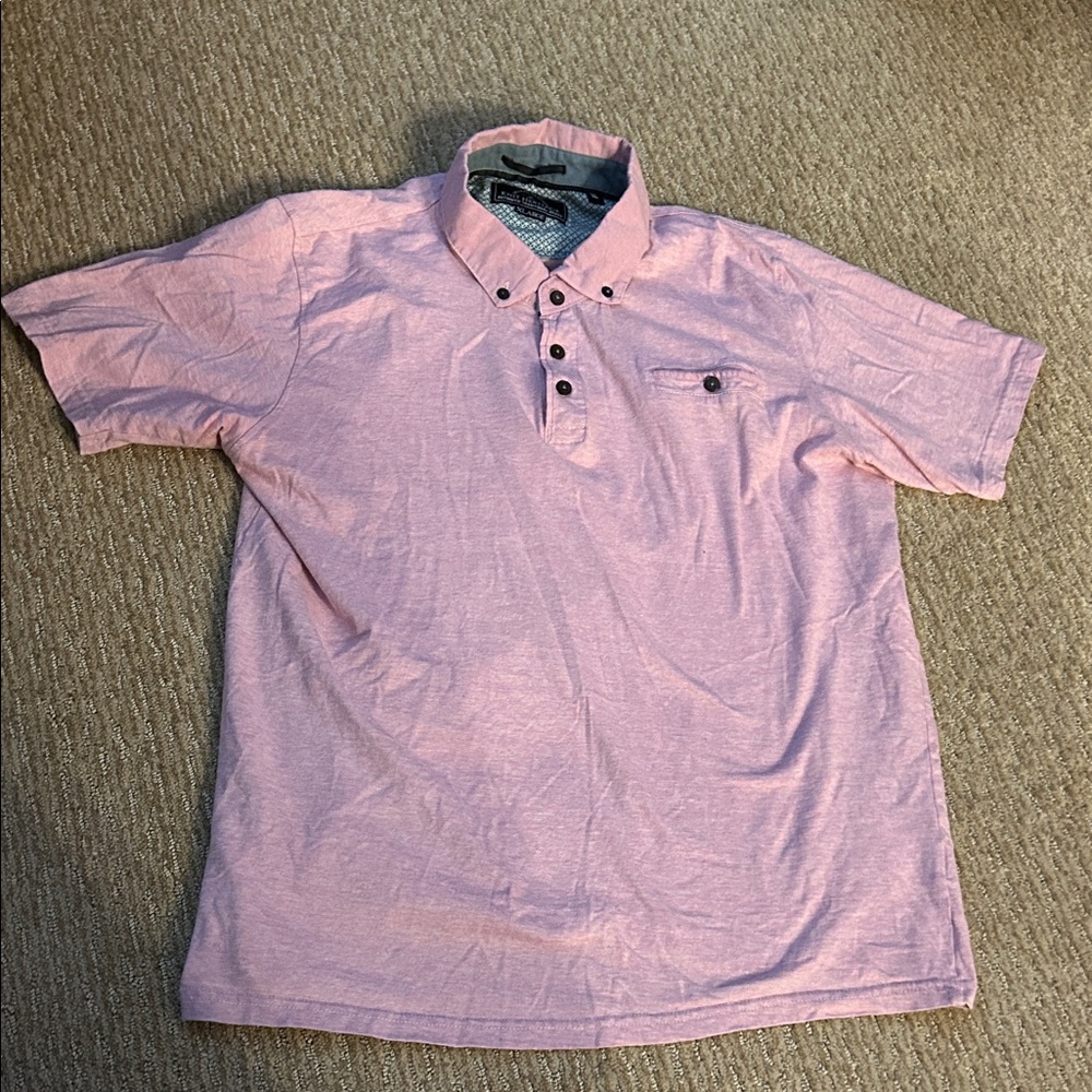 Knit Heritage Light Pink Polo Shirt